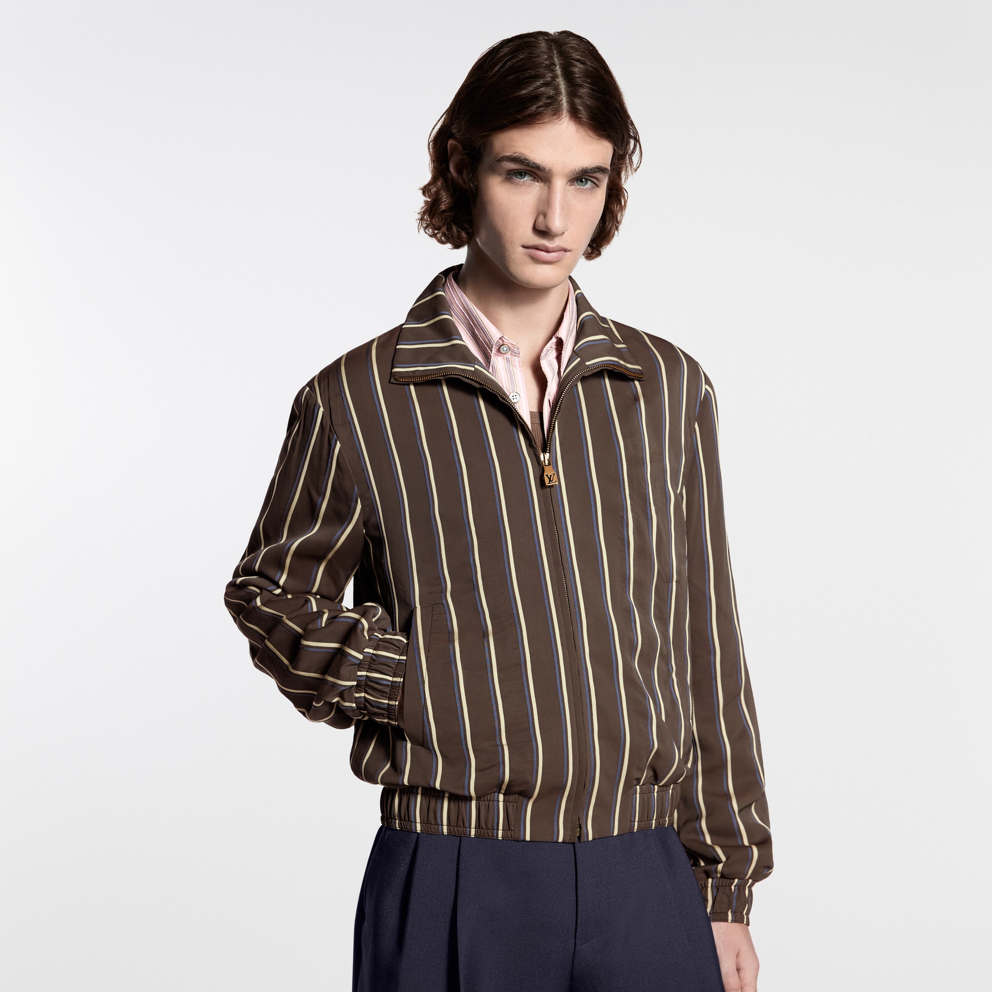 Striped Zipped Track Top - New - For Men | LOUIS VUITTON ®